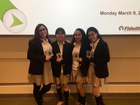 Students Take First Place In Fidelity Stock Market Challenge
